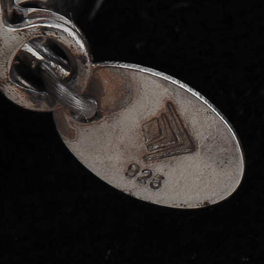 Silpada Designs Sterling Silver Beaded Necklace with Adjustable Chain