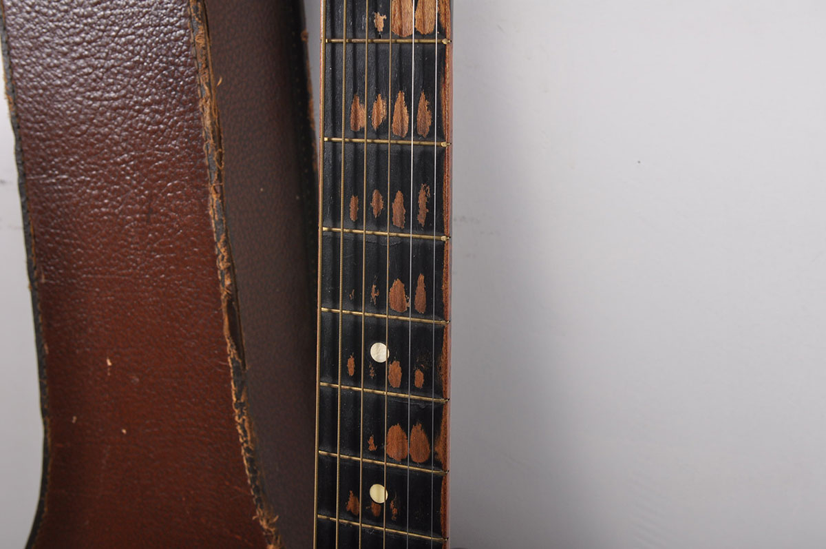 Vintage Oscar Schmidt Stella Parlor Guitar With Case