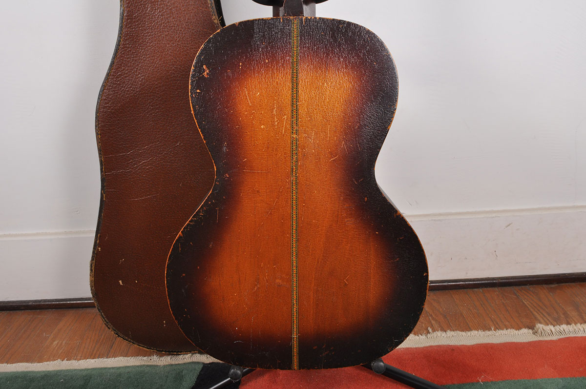 Vintage Oscar Schmidt Stella Parlor Guitar With Case