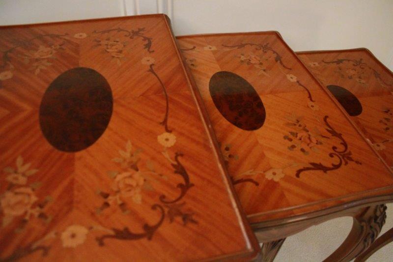 Trio of Nesting Side Tables