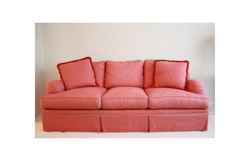 Excursions Red Upholstered Sofa