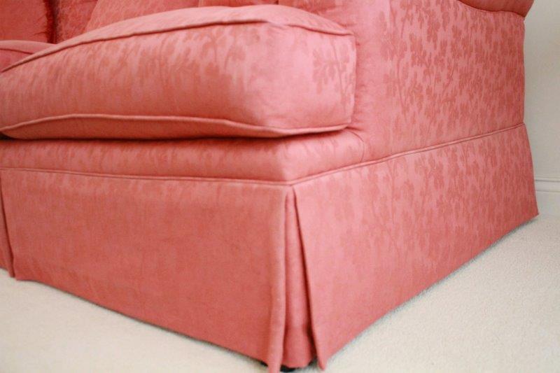 Excursions Red Upholstered Sofa