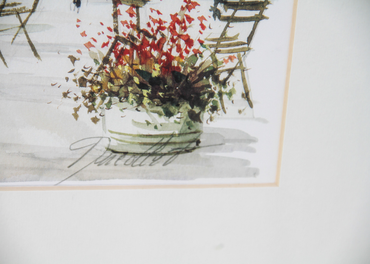 Parisian Street Scene Print