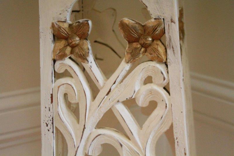 Plant Stand with Faux Plant