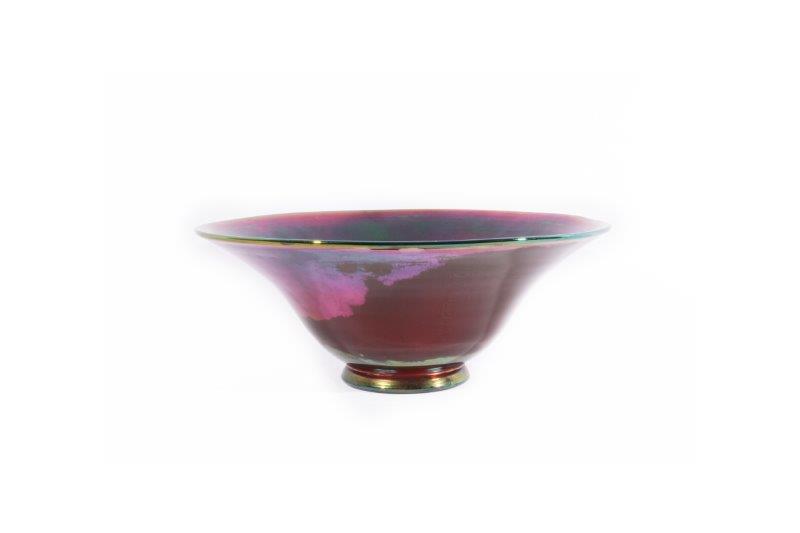 Hand Blown Glass Mixing Bowl