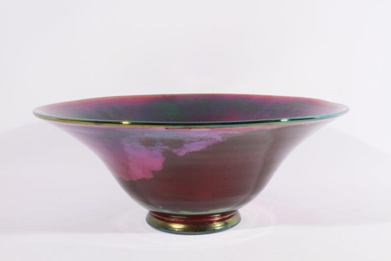 Hand Blown Glass Mixing Bowl