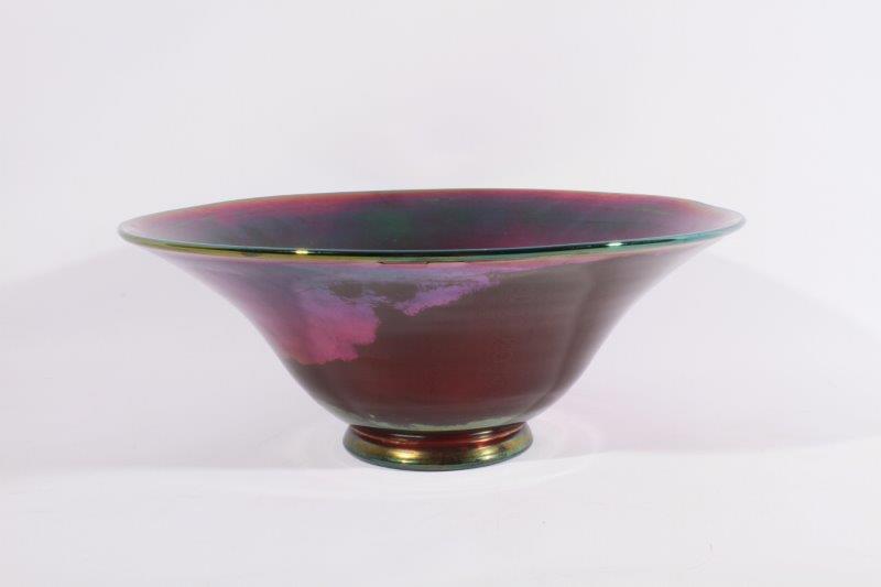 Hand Blown Glass Mixing Bowl