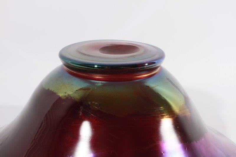 Hand Blown Glass Mixing Bowl