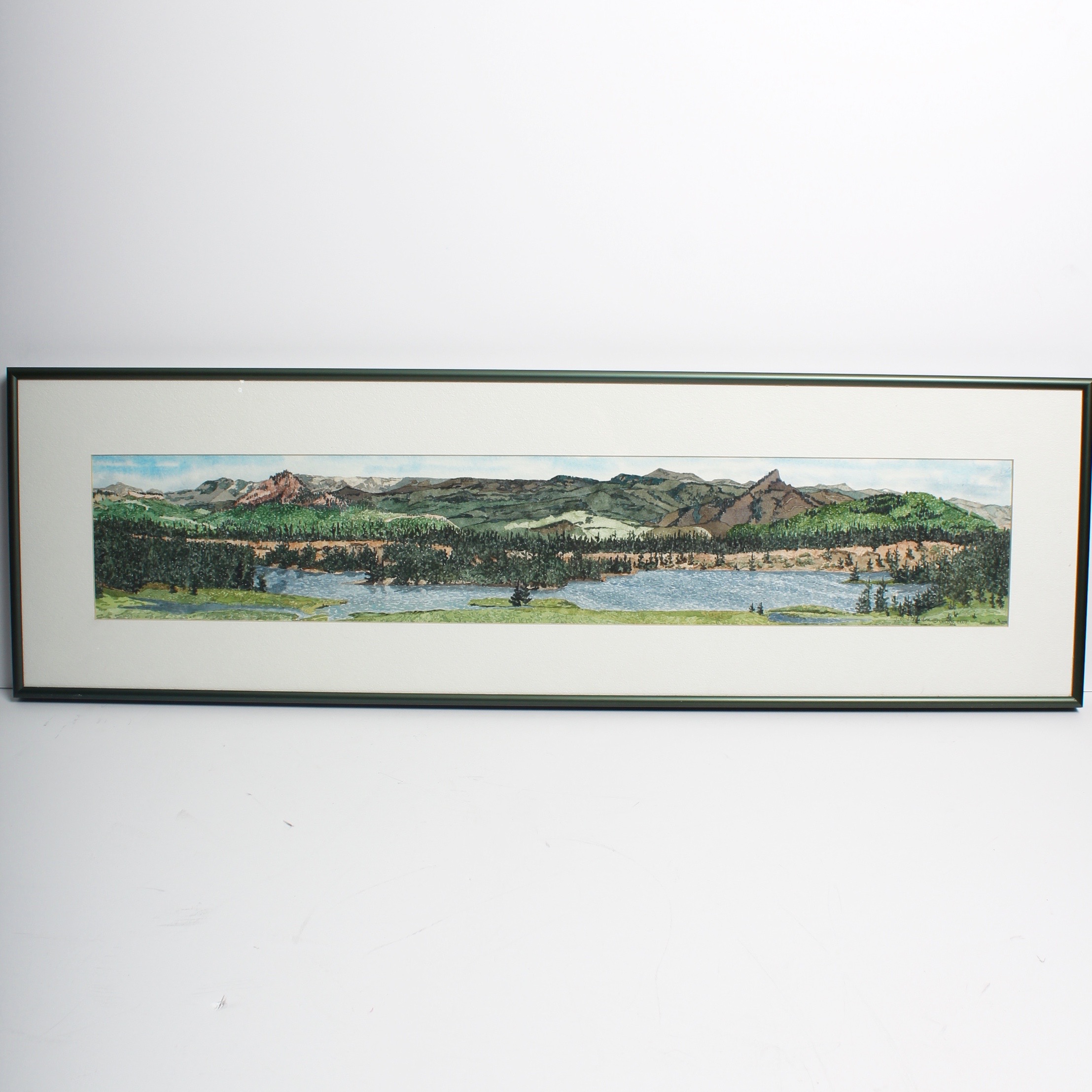 Original Watercolor of "Windswept: Windy Ridge" by Janice Hanson