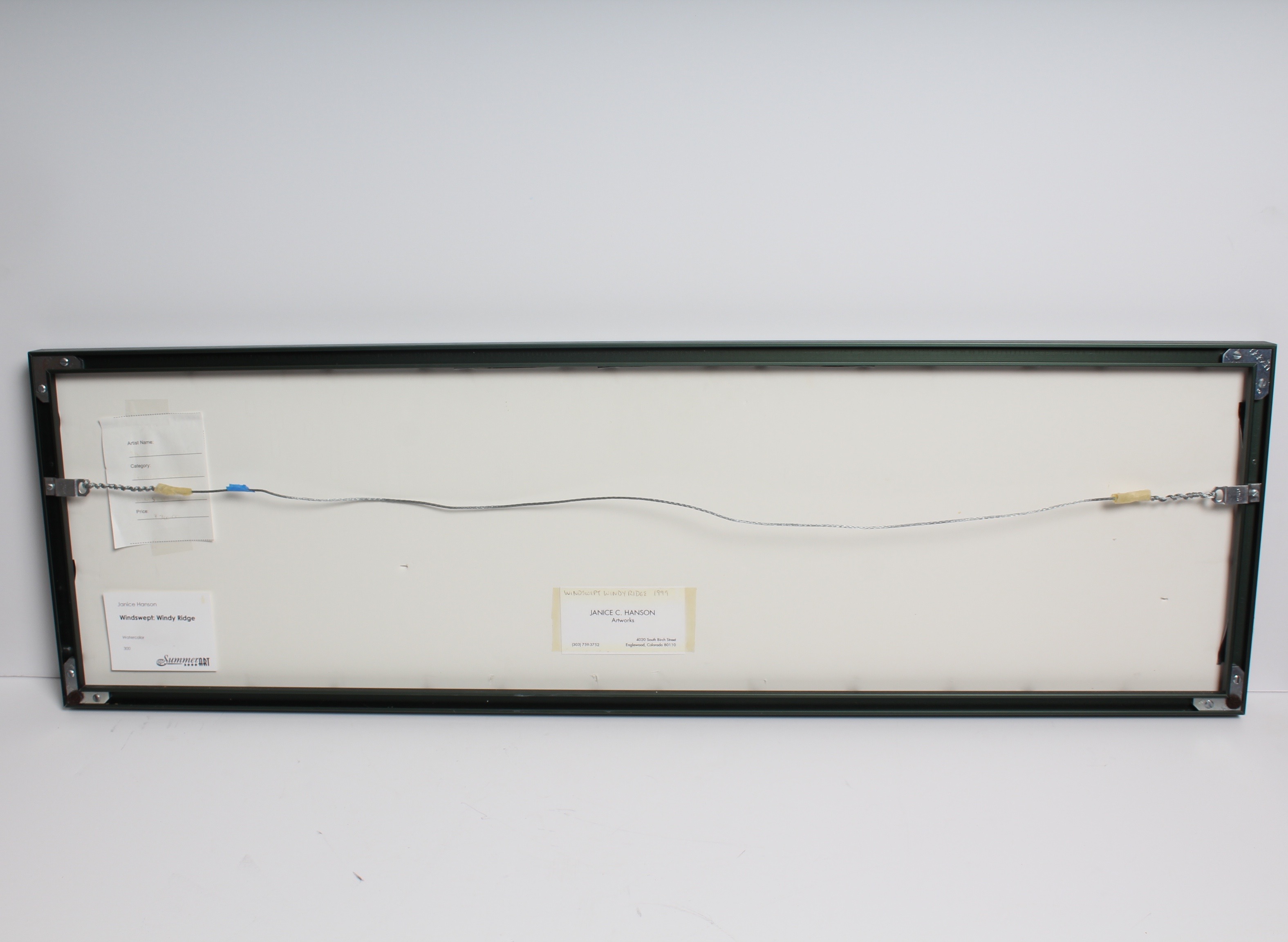 Original Watercolor of "Windswept: Windy Ridge" by Janice Hanson