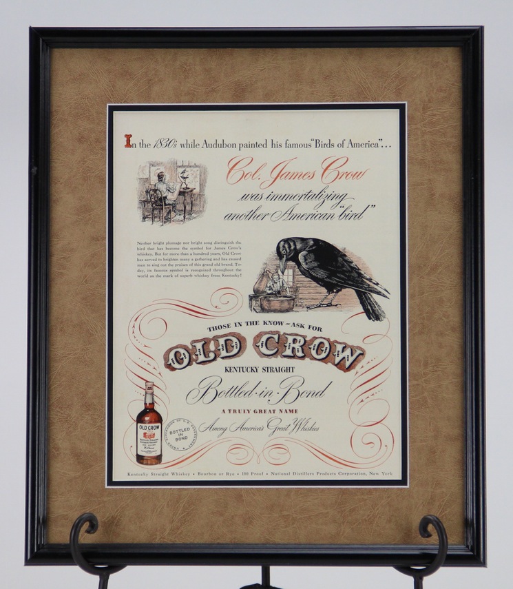 1940 Old Crow Kentucky Bourbon Whiskey Advertisement