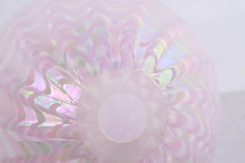 Pair of Signed Art Glass Eggs