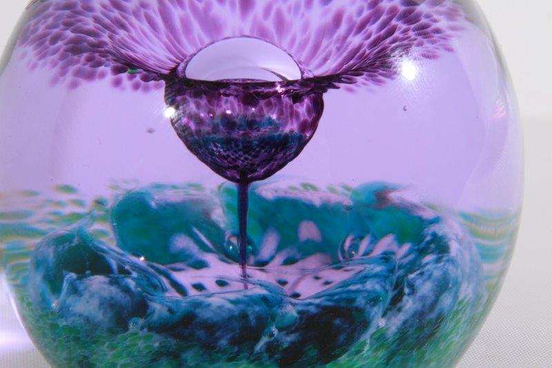 Signed Caithness Art Glass Paperweight