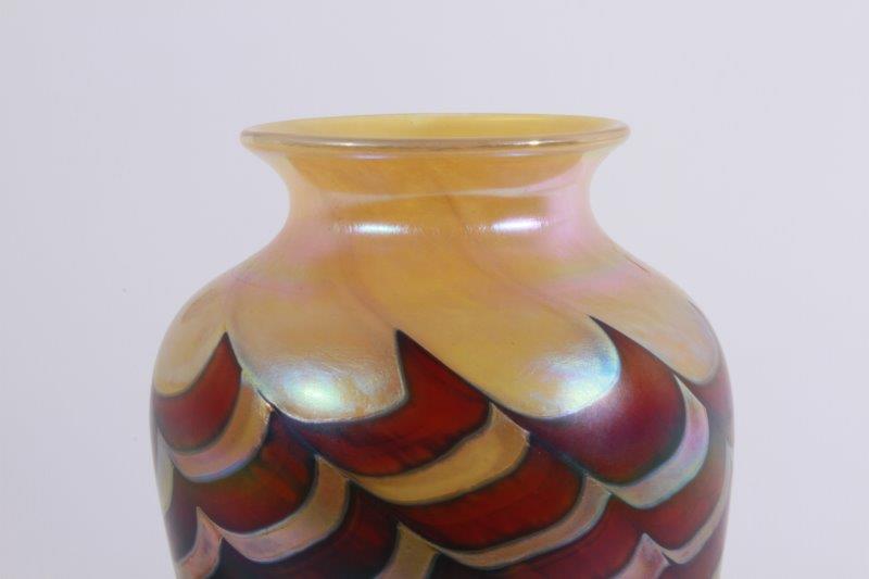 Pair of Art Glass Vases