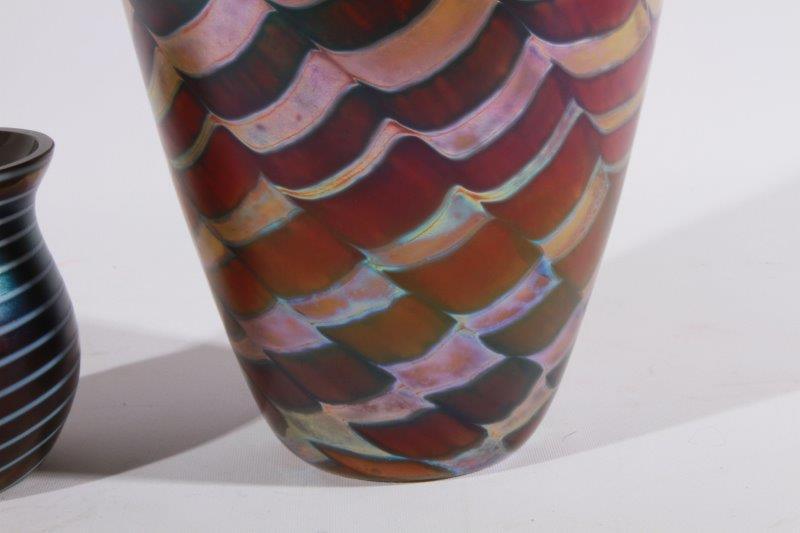 Pair of Art Glass Vases