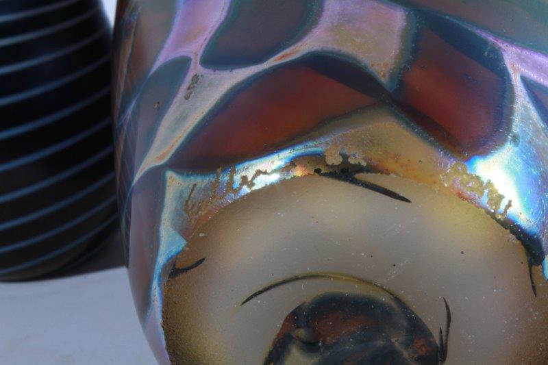 Pair of Art Glass Vases