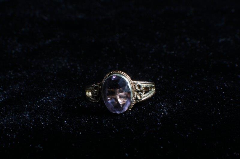 14 Karat Amethyst Ring