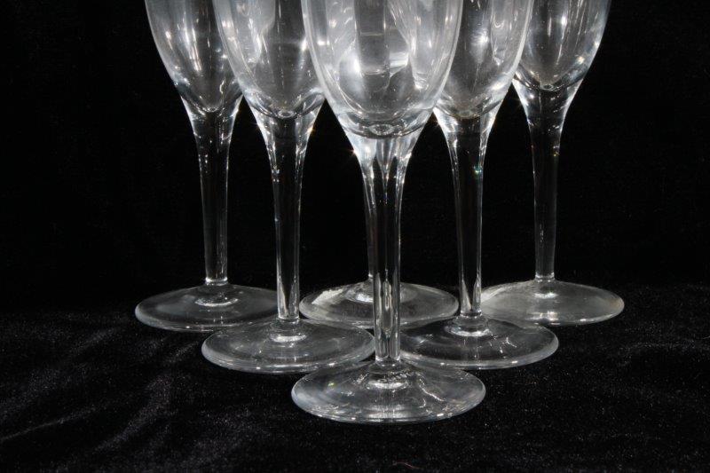 Six Gorham Crystal Glasses