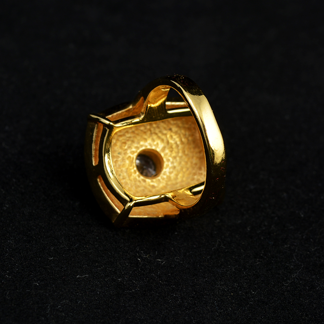House of Nikolas 18K Gold and CZ Ring