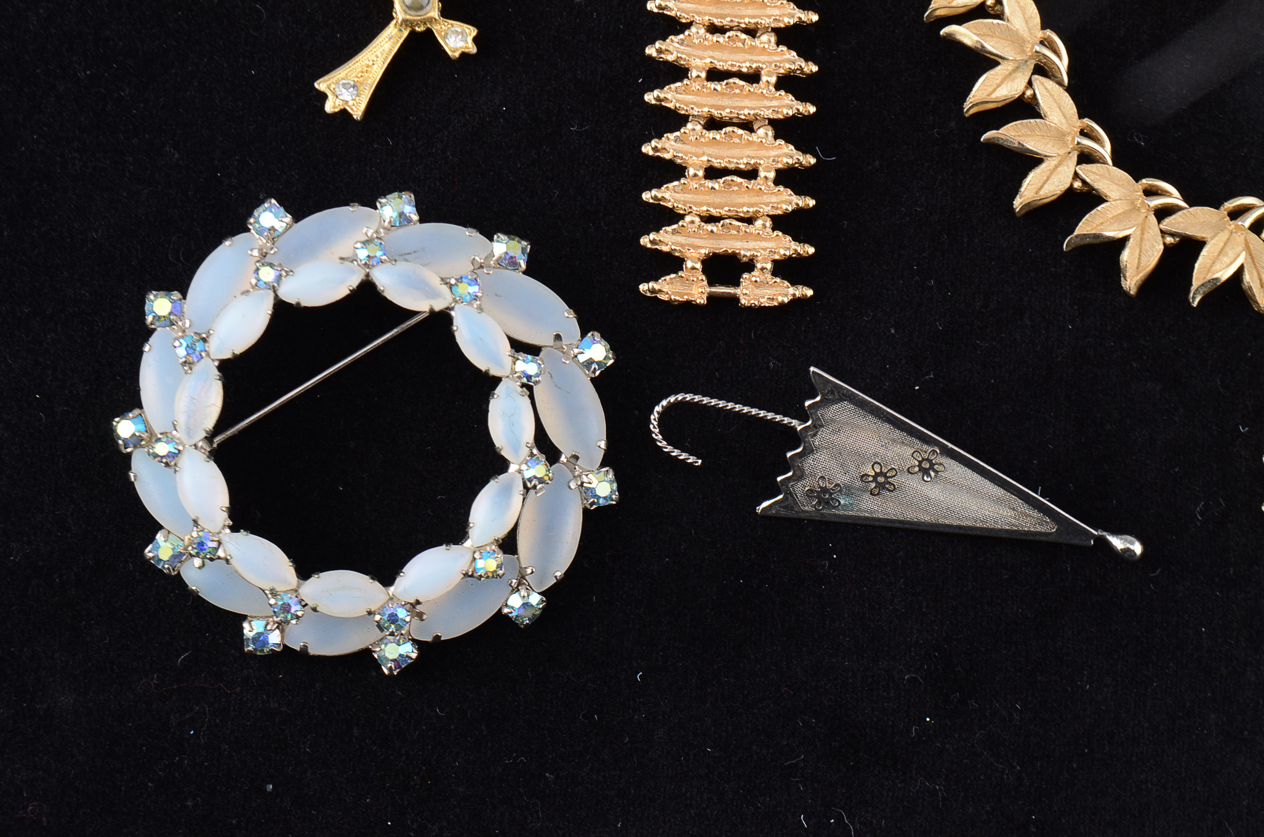 Group of Vintage Costume Jewelry Including Trifari