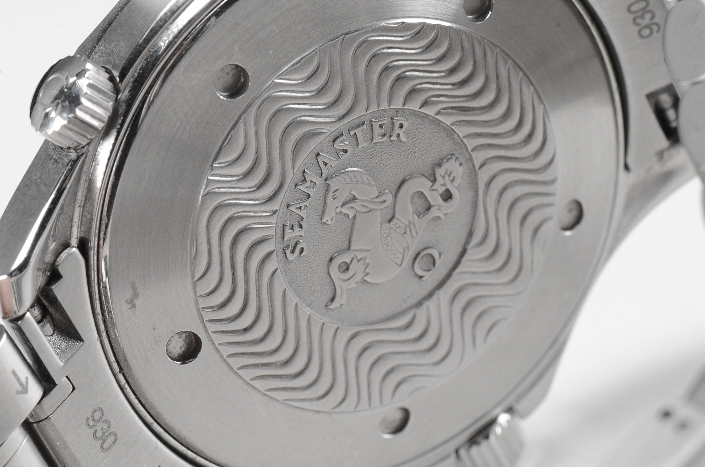 Men's Omega Seamaster Professional 300m Full Size 41mm Black Wave Steel Watch