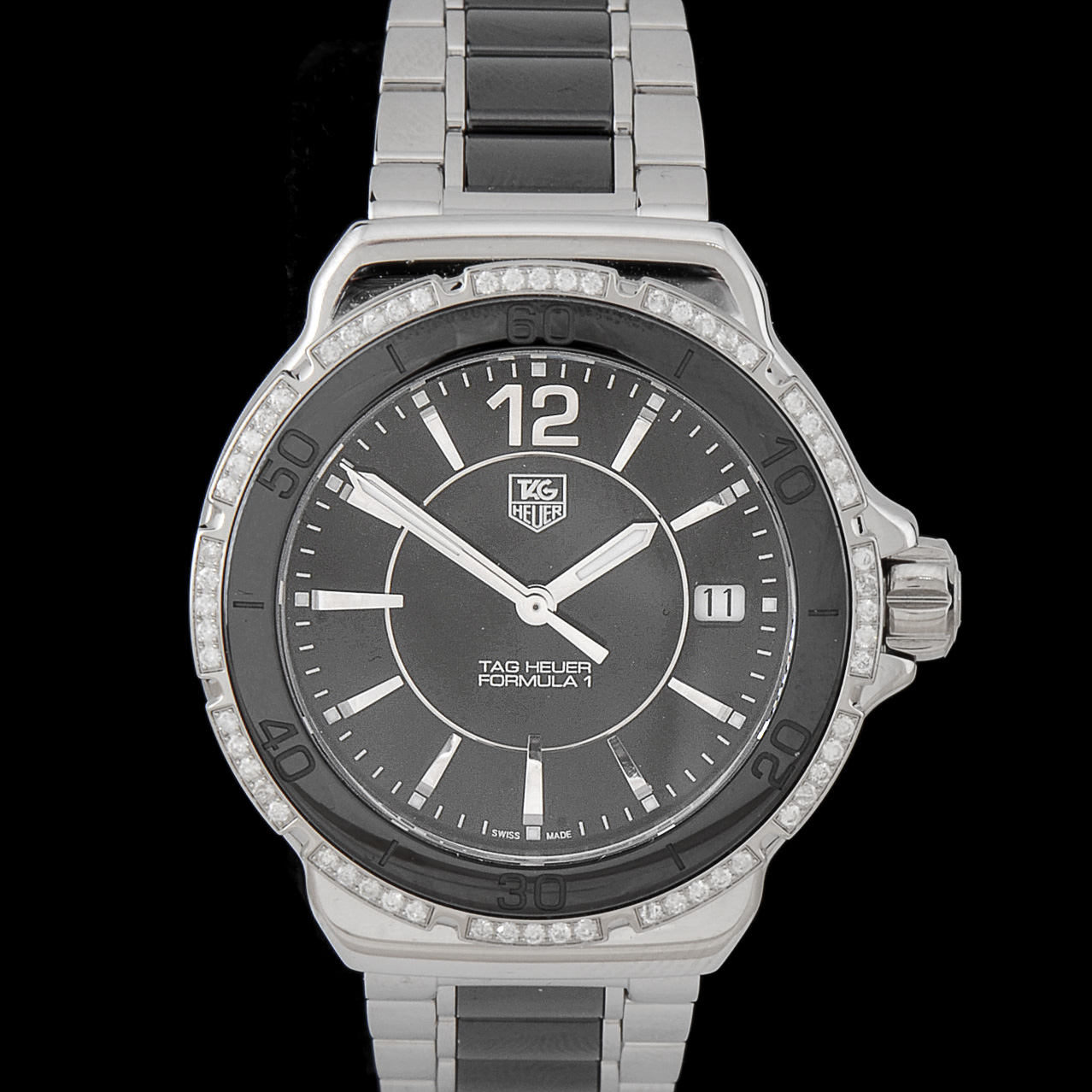 Women's NEW Tag Heuer Formula 1 One Quartz Ceramic Diamonds Watch