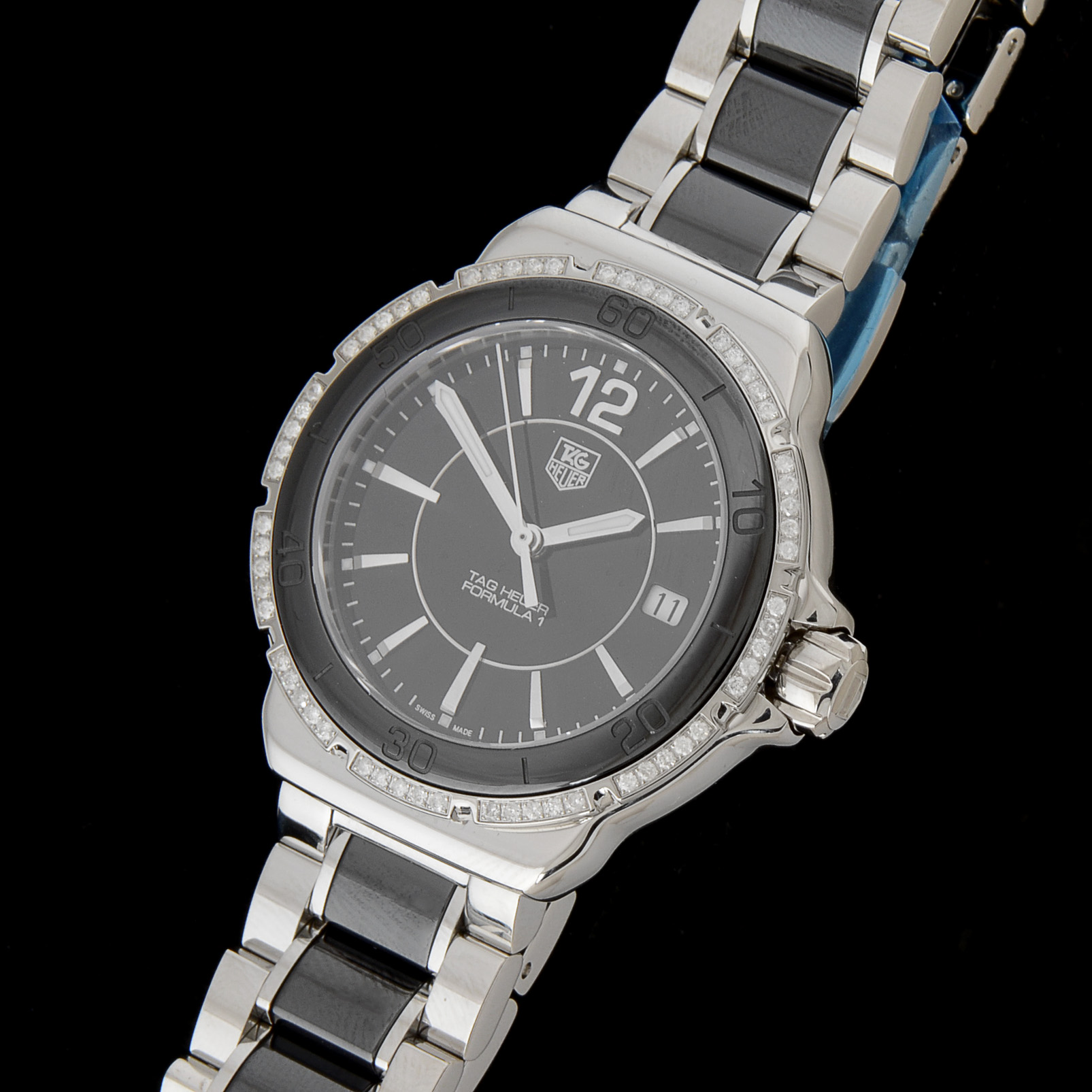 Women's NEW Tag Heuer Formula 1 One Quartz Ceramic Diamonds Watch