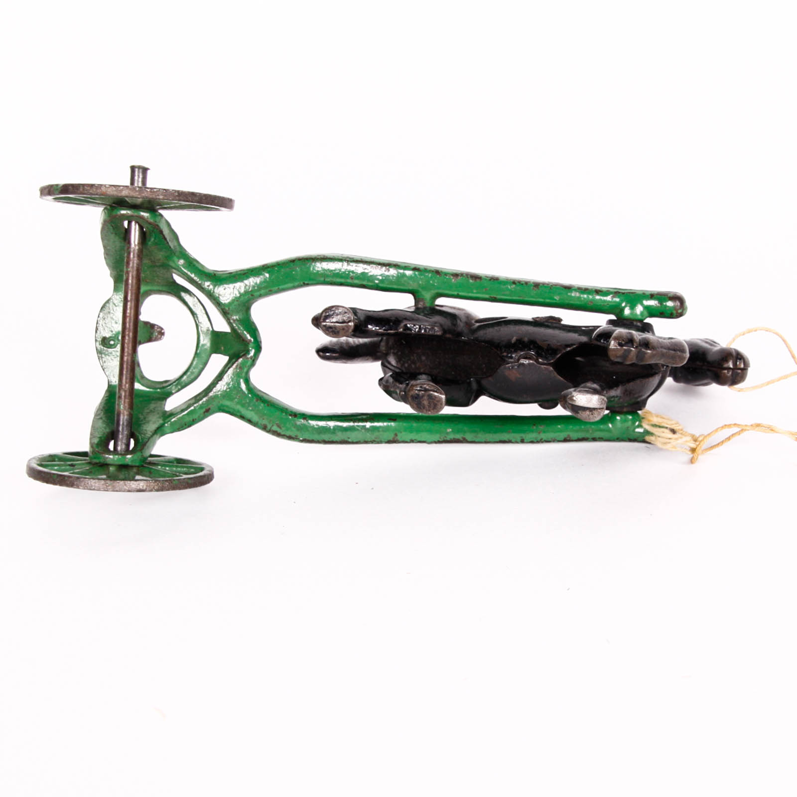 Antique Cast Metal Horse and Carriage Toy