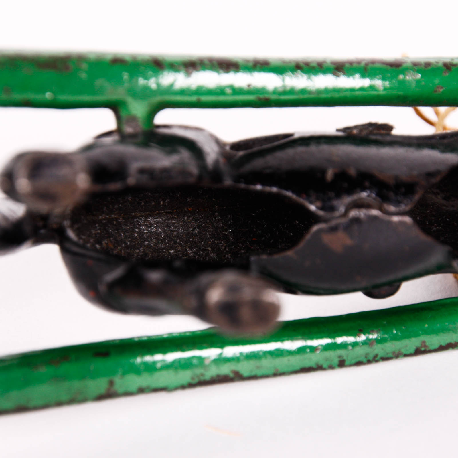 Antique Cast Metal Horse and Carriage Toy