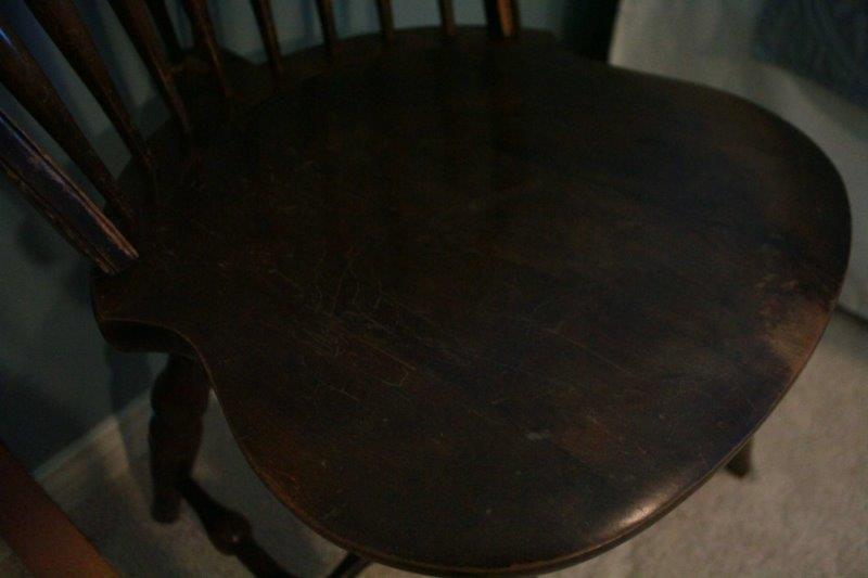 Trio of Vintage Wooden Chairs