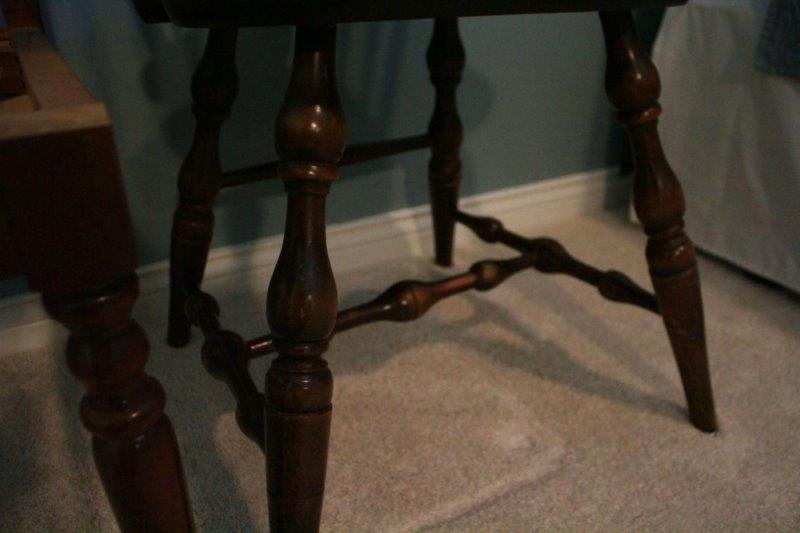 Trio of Vintage Wooden Chairs