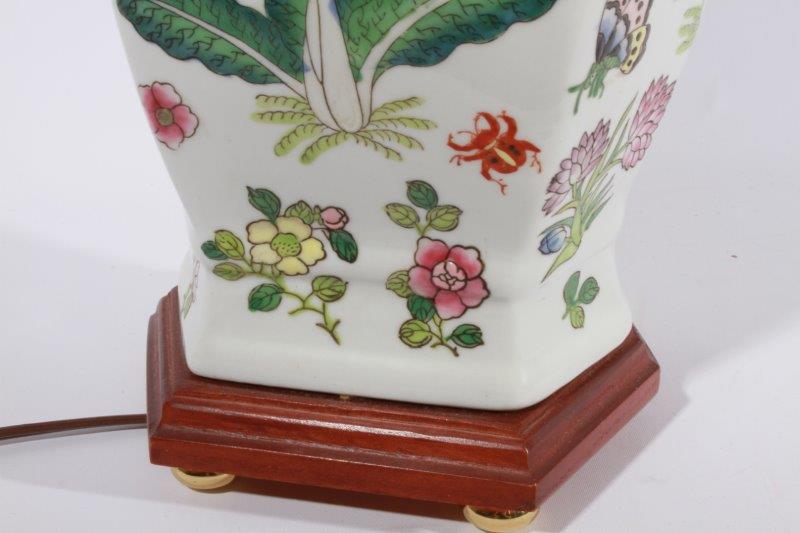 Pair of Botanical Table Lamps