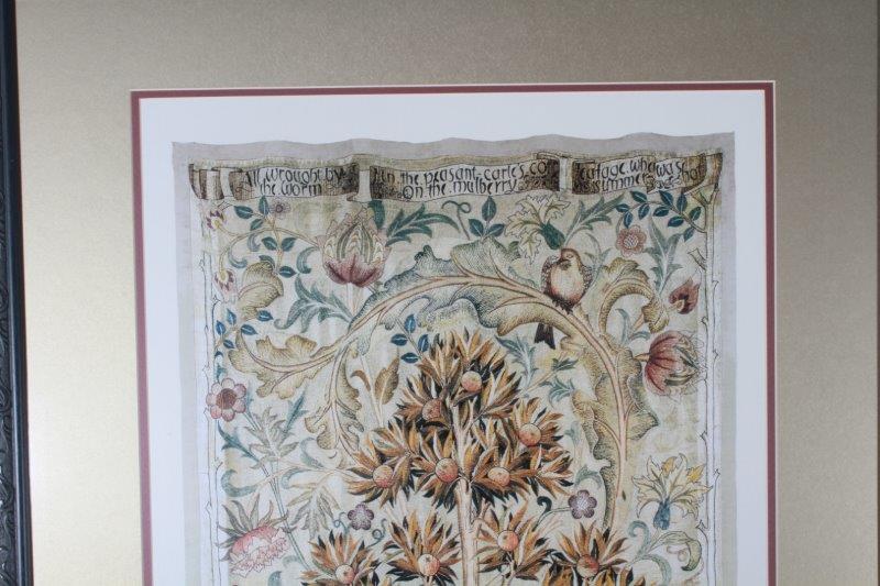 Flora and Fauna Style Offset Lithograph