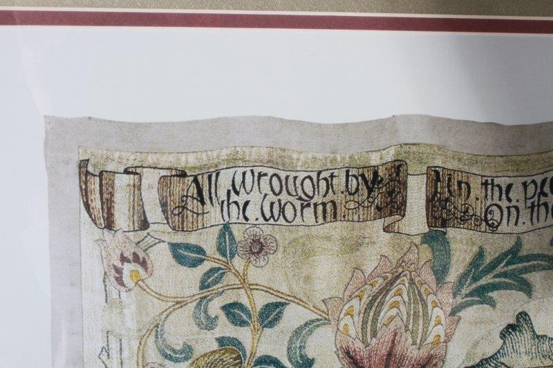 Flora and Fauna Style Offset Lithograph