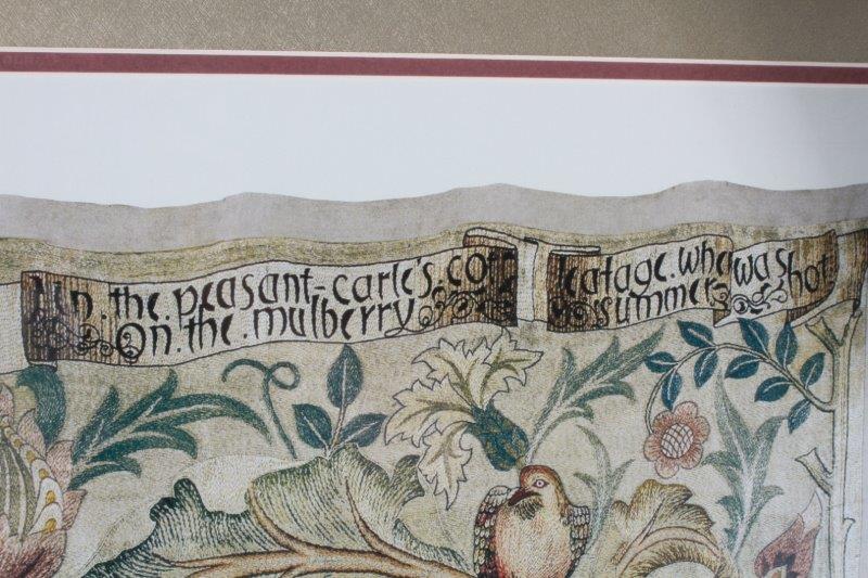 Flora and Fauna Style Offset Lithograph