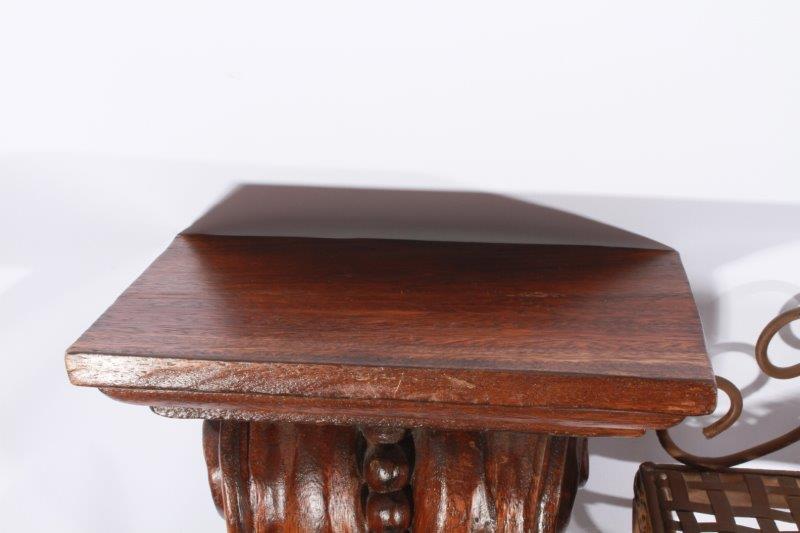 Metal and Wood Wall Shelves