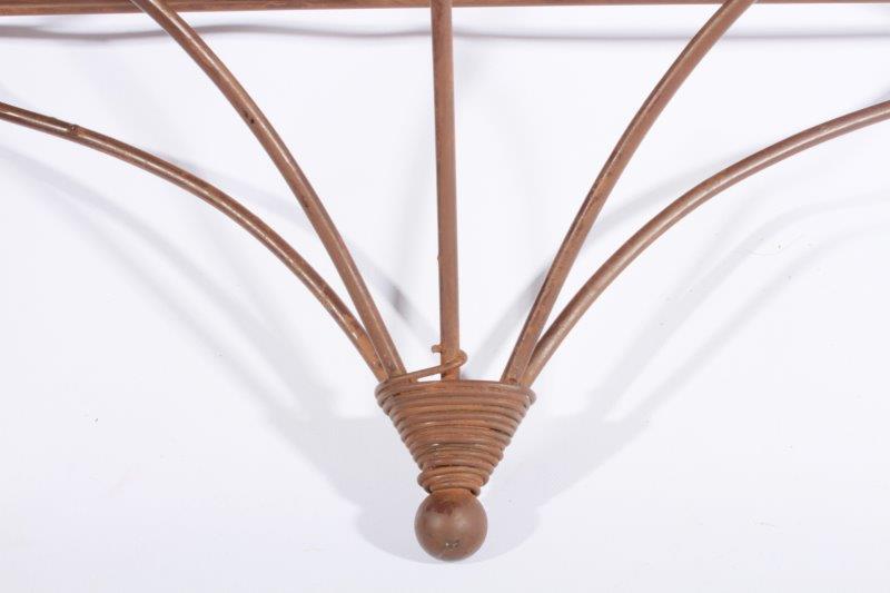 Metal and Wood Wall Shelves