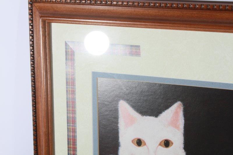 Offset Lithograph of Cat