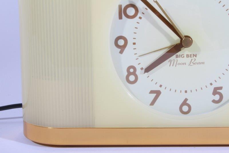 Mid Century Style Big Ben Moon Beam Clock