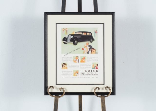 1934 Buick Car Advertisement