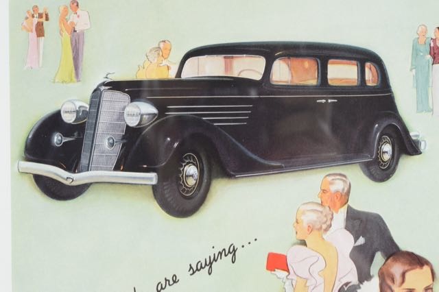 1934 Buick Car Advertisement