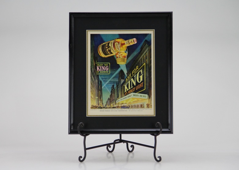 1945 Brown-Forman King Whisky Advertisement