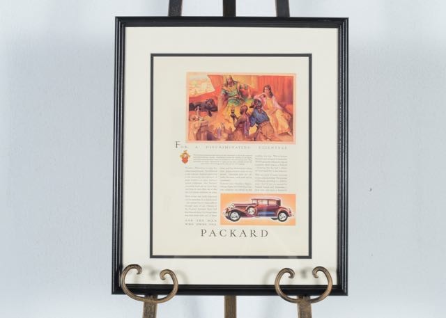 1932 Packard Automobile Advertisement Framed