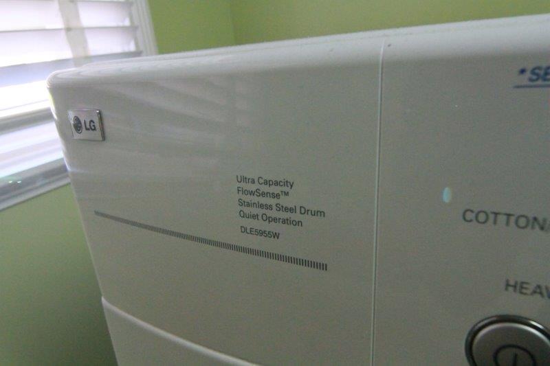 LG Front Loading Dryer and Pedestal