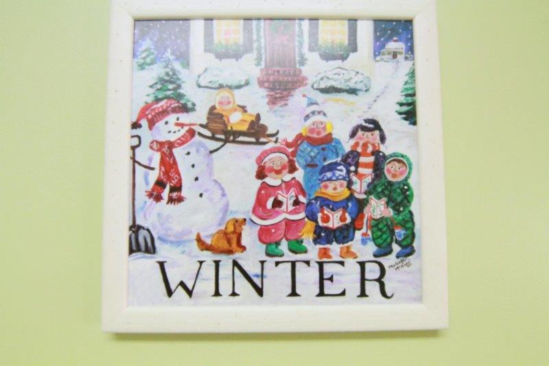 Quad of Signed Seasonal Offset Lithographs