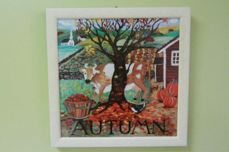 Quad of Signed Seasonal Offset Lithographs