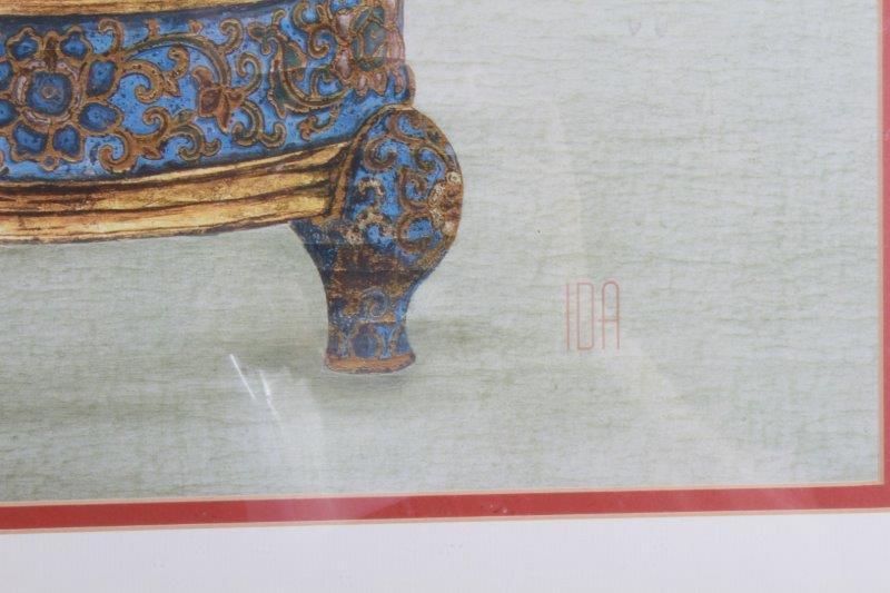 Botanical Themed Offset Lithograph