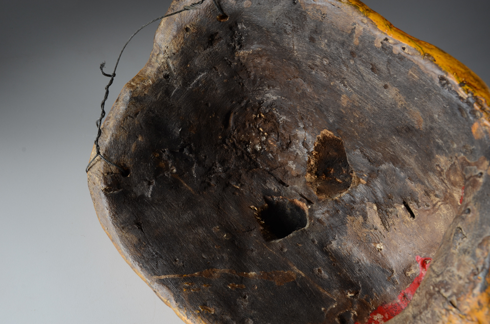 Two Mexican Folk Art Jaguar Masks