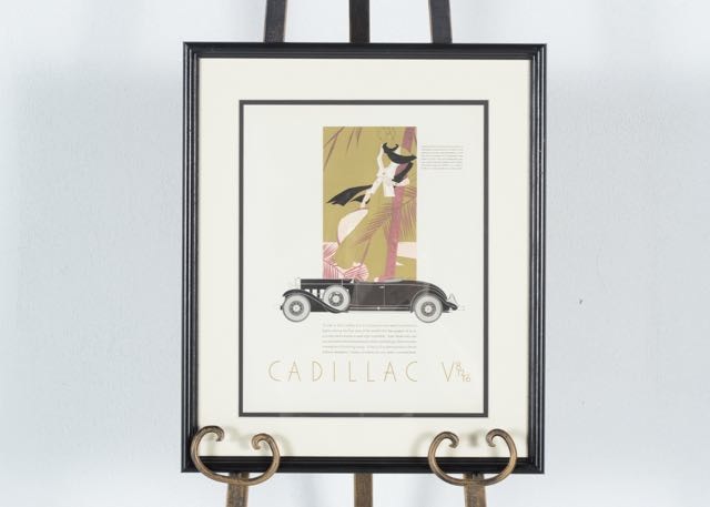 1931 Cadillac Advertisement Framed