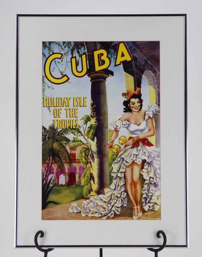 Cuba Advertisement Lithograph